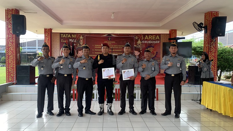 Apresiasi kinerja pegawai, Lapas Banyuasin berikan reward ,Triwulan I 2024